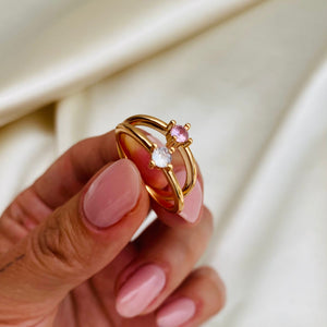 Anillo Rose Crystal